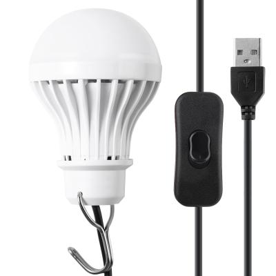 China 5W portátil USB bombillas LED ajustable ON / OFF con ángulo de haz de 180 ° en venta