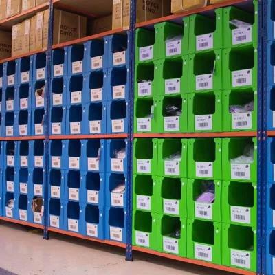 China Eco Corrugated Plastic Crates Divider 1500mm Warehouse Storage Container for sale