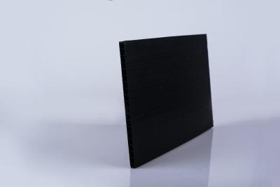 China Floor Protection Corrugated Plastic Wall Panels Black Corrugated Plastic Sheets For Greenhouse Back for sale