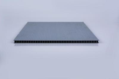 China Grey Plastic Corrugated Sheet Square Floor Protection Corflute Board for sale