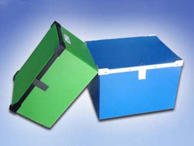 China PP Hollow Plastic Crate Box With Lid Sheet Box Industrial Reusable Plastic Shipping Boxes for sale