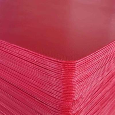 China Plastic Corrugated Sheet PP Hollow Sheet Covered Edge Corona for sale