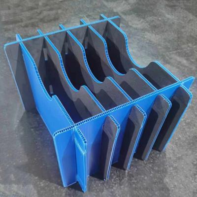 China PP Corrugated Compartment Boxes Plastic Card Board Fire Resistant for sale