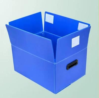 China Plastic Corrugated Box Recyclable And Reusable PP Hollow Sheet Container for sale