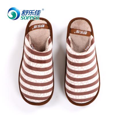 China New Design 15Mm China Anti-odor Plain Sole Bedroom Cotton Winter Slipper Indoor Shoes for sale