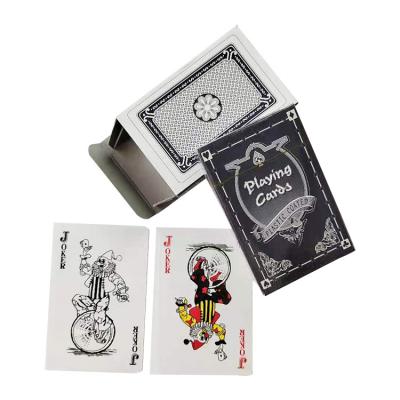 China Custom Logo Printing Advertising Promotion Cards Entertainment Casino Poker Sizes Standards Playing Deck Poker Cards for sale