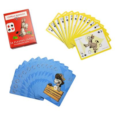 China Entertaiment Game Cards Supplier Direct Selling Animal Paper Playing Poker Cards Custom Printing Logo Playing Poker Cards for sale