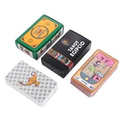 China Durable wholesale custom printing design paper tarot deck card box beginners tarot card decks with guidebook for sale