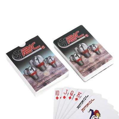 China Entertaiment Game Cards Custom Printing High Quality Personalized Bare Paper Playing Poker Card For Entertainment Advertising for sale