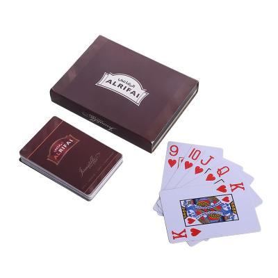 China High Quality Durable 100 OEM Custom Personalized Printed Waterproof Plastic PVC Card Poker Playing Cards For Adults for sale