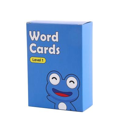 China Durable Custom Printing Word Card Game Paper Card Kids Children Learning Flash Cards Sight Words Flashcards for sale