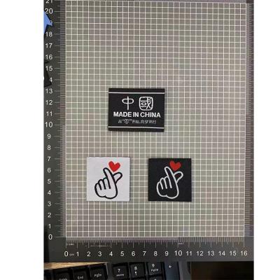 China Viable Cheap Price Main Size Woven Custom Woven Label Fashion Quality Recycled Woven Label for sale