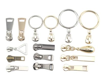 China Wholesale high quality nickel free zinc alloy custom customize fashion metal zipper pulls for sale