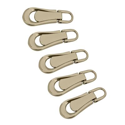 China Nickel Free Garment Zipper Pull Custom High End Quality Factory Custom Machine Making Zipper Pull for sale