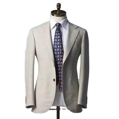 China Good Quality Anti-wrinkle Factory Super Soft Woolen Worsted Fabric For Mens Suits for sale