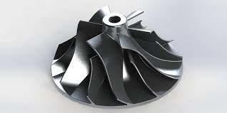 China 5 Axis Turbo Compressor Impeller Cnc Machining Compressor Impeller for sale