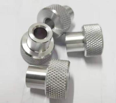 China Medical customized processing of aluminum products, small batch products, CNC knurling processing, for sale