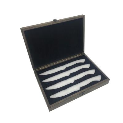 China Biodegradable Custom Wooden Grain Knife Gift Packing Box Storage Boxes for sale