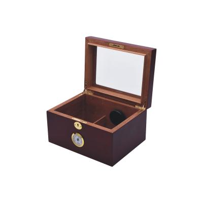 China Modern Handmade Wooden Cigar Case Humidor Wooden Box for sale