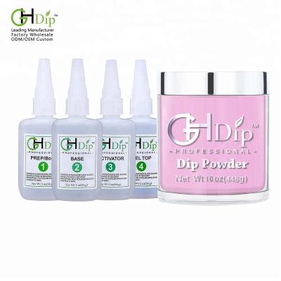 China Custom Nail Dip Top Coat / Sealer Protect 2Oz Nails Glue For Acrylic Dip Powder System Refill NGR-004 for sale