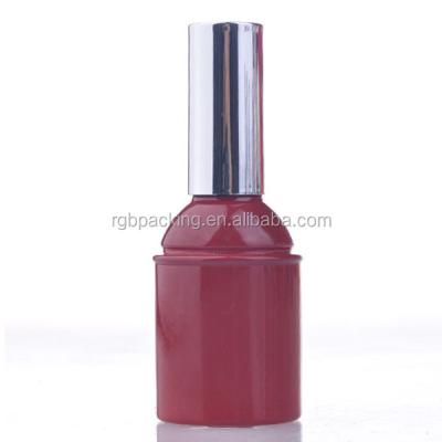 China Wholesale Empty Personal Care Glass Bottle 15ml UV Gel Nail Polish Bottle for sale