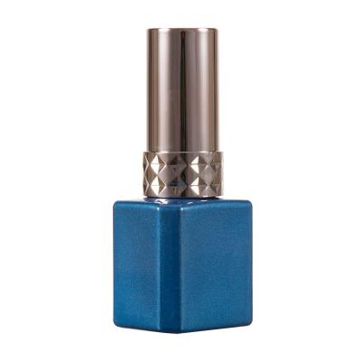 China Factory Wholesale Empty Personal Care Square Soak Off Cap Brush UV Gel Nail Polish Bottle for sale