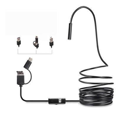 China Waterproof/F160 Endoscope Endoscope Camera HD USB Waterproof Industrial Endoscope 8mm Lens 6 LED Lights Support USB Micro USB Type-C for sale