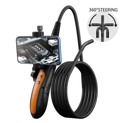 China Waterproof / Waterproof F180 Semi-Rigid Cable 360 ​​Degree 5G Wifi Waterproof 1080P 8mm Industrial Articulating Borescope Direction Endoscope Camera for sale