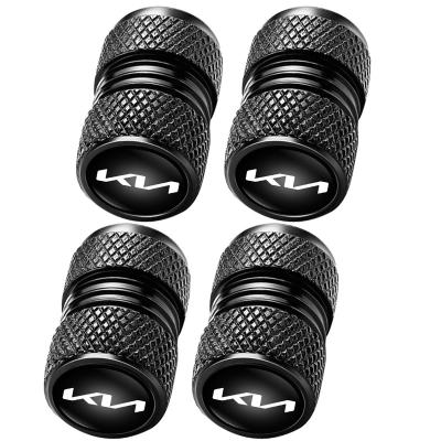 China Schrader valves Tire Caps Cover Air Valve Stem Caps suit for KIA NIRO Rio Sportage Sorento Soul Stinger K900 Decoration Accessories(4Pcs) for sale