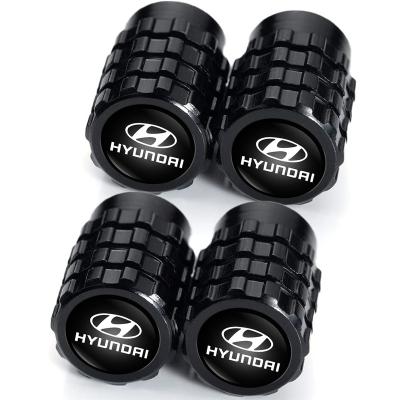 China Metal Auto Car Tire Valve Stem Caps for Hyundai Elantra Sonata Tucson Santa fe Genesis  Wheel Air Valve Caps  Accessories 4pcs 0.3 for sale