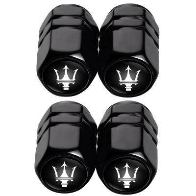 China Wheel Cap suit for Maerati Tire Caps Cover Air Valve Stem Caps for Maserati Quattroporte Ghibli Levante  Metal Accessories(4Pcs) 0.3 for sale