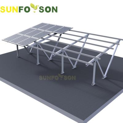 China Sunforson Parking Structure System Car Parking Structure System Hot Aluminum Solar Panels Car Mount Solar Powered Roof Support Flat Panel Solar for sale