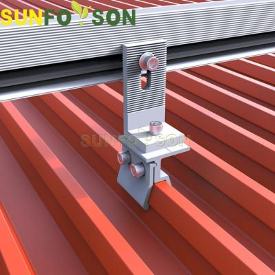 China Sunforson Home Tin Roof Clamp GroupSolar Mounting Accessories Support Beam Photovoltaic Bracket Aluminum Support Beam for sale