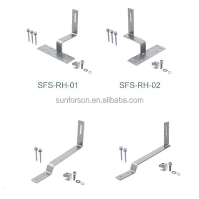 China The aluminum bases for the solar panel roof solar hook support support roof flat the panel solar for sale