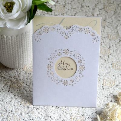 China Luxury Party Elegant Wedding Europe Invitation Cards Indian for sale