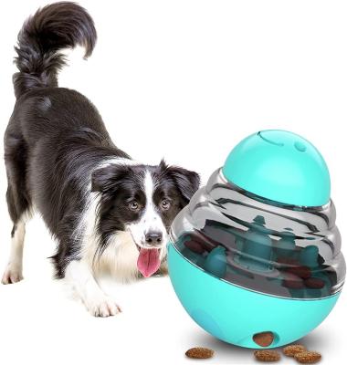 China Viable Interactive Toy Treat Dispenser Iq Cat Dog Ball Dog Driver Puzzle Leaking Slow Snack Tumbler Toys for sale