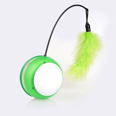 China 2021 Viable New Cat Toy Smart Ball Flash Lighting Automatic Rotate Interactive Cat Toys for sale