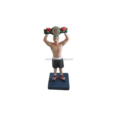 China USA Wholesale Custom Creative Resin Boxer Figures Shaking Head for sale