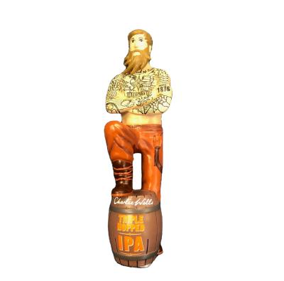 China Handmade Carved Custom Beer Tap Handle for sale