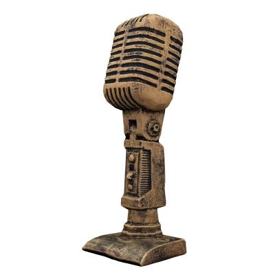 China Europe Resin 3D Microphone Sculpture for sale