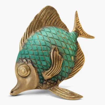 China Europe 3D Resin Fish Statuette for sale