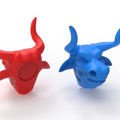 China 3D Resin Head 3D Bull of Europe with Magnet Back for sale