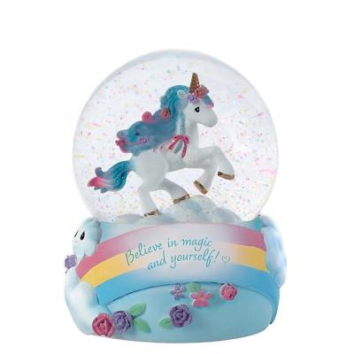 China Europe Unicorn Snow Globe Music for sale