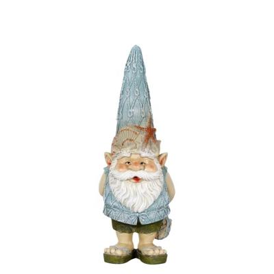 China Europe Resin Beach Garden Decoration Statue Gnome for sale