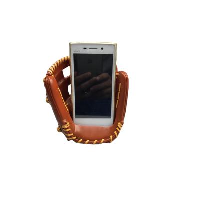 China USA Baseball Glove Phone Holder Resin Baseball Glove Phone Holder, Iphone Holder for sale