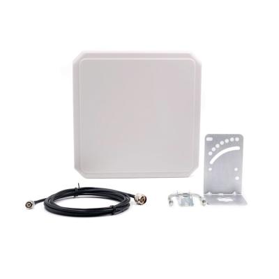 China IP67 ABS IP67 Polarization 9dbi UHF Outdoor Waterproof Circular Panel Antenna 10m Long Range UHF RFID Antenna for sale