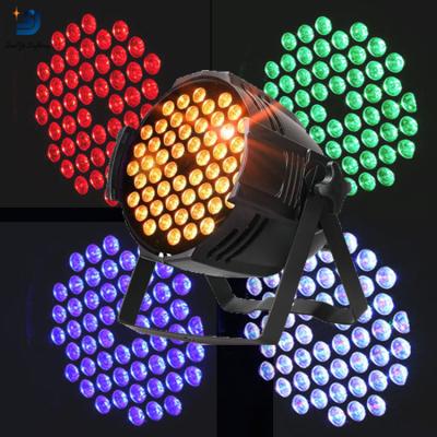 China Hotel SanYi Party Or Wedding 54*3W RGBW Led Par Can Stage Lights for sale