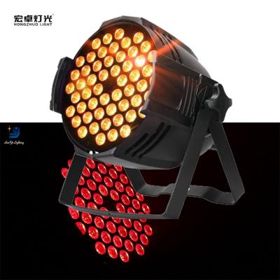 China Hotel OEM DMX wedding light led 54*3w rgbw 3in1 led par can light for sale