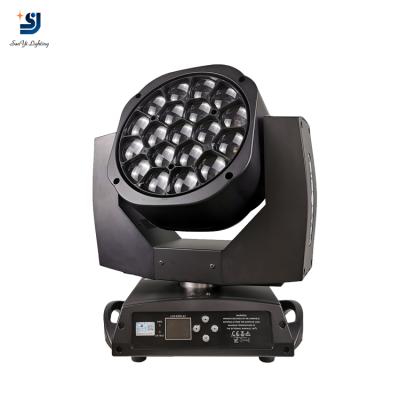 China Hotel 19 pcs big bee eye k10 19x15w led beam moving head disco dj light for sale