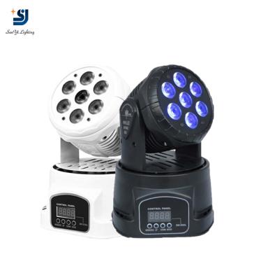 China Theme Park LED Wash Mini LED Moving Head Moving Head Lights RGBW 7PCS 10w for sale